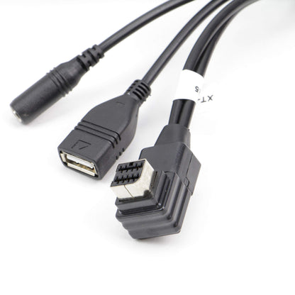 Xtenzi Audio Connection USB Mini Jack AV Adapter Cable Compatible with Pioneer AVIC X940BT Z140BH X930BT X9310BT Z130BT