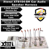 Xtenzi 2 Pair Car Audio Speaker Harness Set Compatible with Toyota, Hyundai, Isuzu Vehicles
