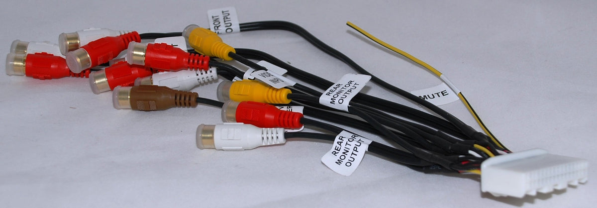 Xtenzi RCA Cord Assembly Harness Compatible with Avic-Z110BT F10BT (CDP1194)
