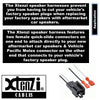 Xtenzi 2 Pair Car Speaker Harness Set Compatible with Chrysler, Dodge, Jeep Vehicles