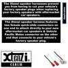 Xtenzi 2 Pair Car Audio Speaker Harness Set Compatible with Mazda, Nissan, VM Vehicles