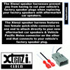 Xtenzi 2 Pair Car Speaker Harness Set Compatible with Honda, Acura Vehicles