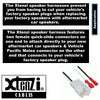 Xtenzi 2 Pair Car Speaker Harness Set Compatible with Hyundai, Kia Vehicles