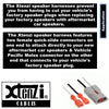 Xtenzi 2 Pair Car Speaker Harness Set Compatible with Ford, Mercury Vehicles
