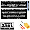 Xtenzi 2 Pair Car Speaker Harness Set Compatible with Ram 2015-2020 Vehicles