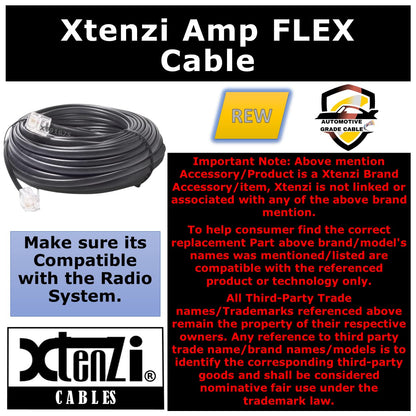 Xtenzi 6Pin Flex Cable XTFC Wire Accessory XT91675 for Amp Remote Bass Knob Compatible with JBL GTO-RBC GTO-3EZ GTO-5EZ Amplifiers