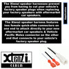 Xtenzi 2 Pair Car Speaker Harness Set Compatible with Mazda 1990-2002 Vehicles