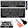 Xtenzi 2 Pair Car Audio Speaker Harness Set for Hyundai, Kia 2017-2020 Vehicles