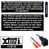 Xtenzi 2 Pair Car Audio Speaker Harness Set for Nissan 2000-2020 Vehicles
