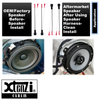 Xtenzi 2 Pair Car Audio Speaker Harness Set for Nissan 2000-2020 Vehicles