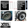 Xtenzi 2 Pair Car Audio Speaker Harness Set for Select Toyota 2000-2006 Vehicles