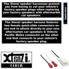 Xtenzi 2 Pair Car Audio Speaker Harness Set for Toyota 2018-2020 Vehicles