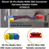 Xtenzi Radio Harness Adapter Cable 20 Pin Mini ISO Connector - XT95015
