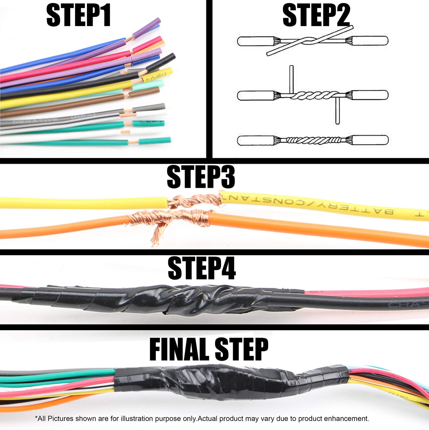 Xtenzi Car Radio Wire Harness Compatible with Kenwood CD DVD Navigation in-Dash - XT91016