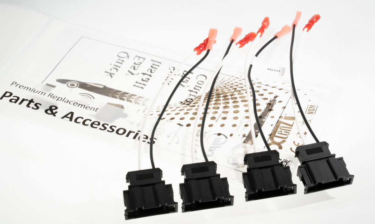 Xtenzi 2 Pair Car Audio Speaker Harness Set for Volkswagen, Porsche Vehicles