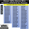 Xtenzi 16Pin Car Radio Power Wire Harness Connector for Pioneer DEH-1300M DEH-2200UB & More - XT91010