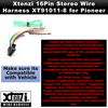 Xtenzi 16Pin Car Radio Power  Wire Harness Connector Compatible with Pioneer DMH160BT DMH1700NEX DMHW2700NEX DMHW2770NEX – XT91011-8