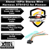 Xtenzi 16Pin Car Radio Power Wire Harness Connector for Pioneer AVIC-X850BT X8510BT X950BH - XT91012
