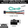 Xtenzi 16Pin Car Radio Power Wire Harness Connector for Pioneer AVIC-X850BT X8510BT X950BH - XT91012