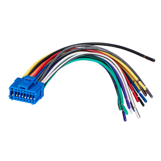 Xtenzi Wire Harness Radio for  Pioneer Ref # CDE7193 CDE7336 CDE9141 CDE8215 CDE7790 CDE7609 CDE7792 CDE7486 CDE7487