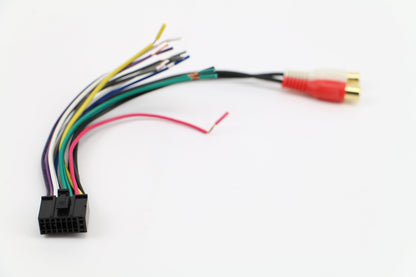 Xtenzi Wire Harness Radio for Dual 16 Pin XD , XDH , XDMA , XDM , XDMR Type D with RCA