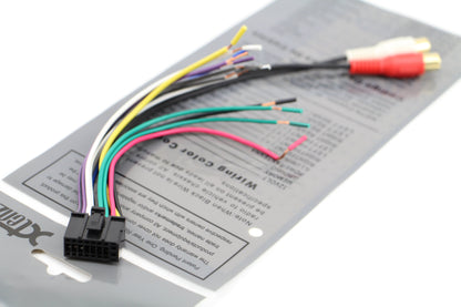 Xtenzi Wire Harness Radio for Dual 16 Pin XD , XDH , XDMA , XDM , XDMR Type D with RCA