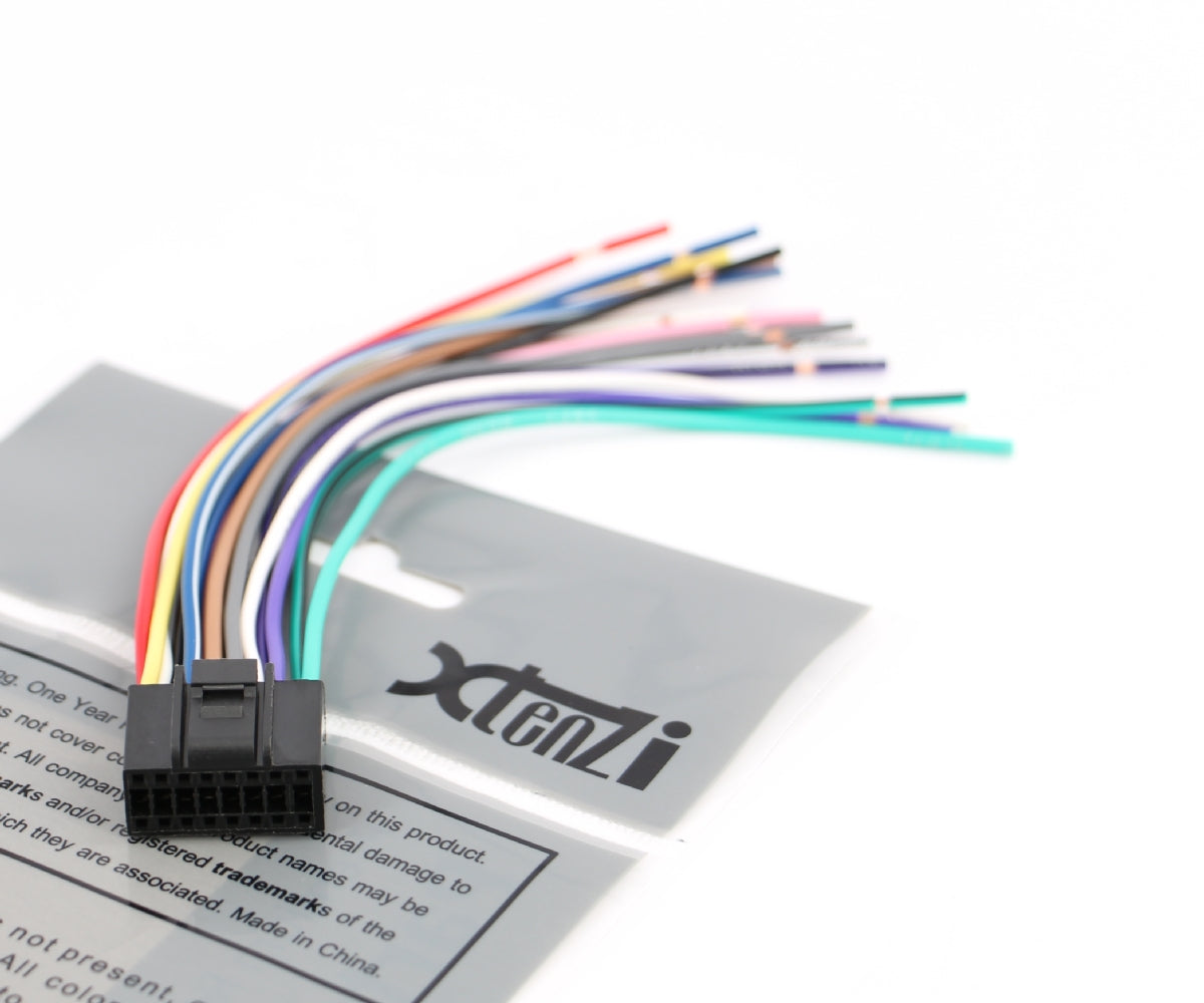 Xtenzi Wire Harness Radio for Power Acoustik Head Unit 16-pin PTID 7002NRB 8920 8940NRBT