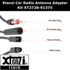 Xtenzi Car Radio Antenna Adapter for 2000-Up BMW, Chevrolet, Chrysler, Mercedes and Other Vehicles