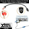 Xtenzi Car Radio Antenna Adapter for 2000-Up BMW, Chevrolet, Chrysler, Mercedes and Other Vehicles