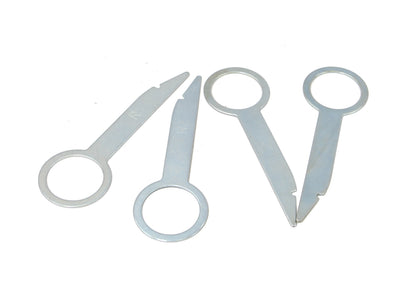 Xtenzi Sterio Radio Removal Tool set For VW Audi MBenz Porsche Double Din Automotive Grade Easy to Use (2Pair)