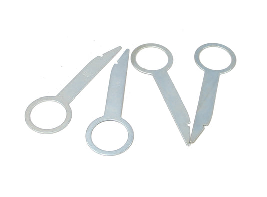 Xtenzi Sterio Radio Removal Tool set For VW Audi MBenz Porsche Double Din Automotive Grade Easy to Use (2Pair)