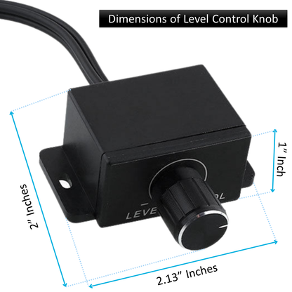 Xtenzi Bass Boost Knob Gain Remote Line Level Control Car Audio Amplifier XTBR9