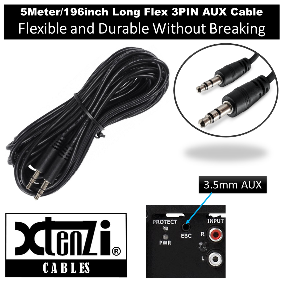 Xtenzi Bass Volume Knob Control Remote For Jensen Power500X1 Power760X5d Amp