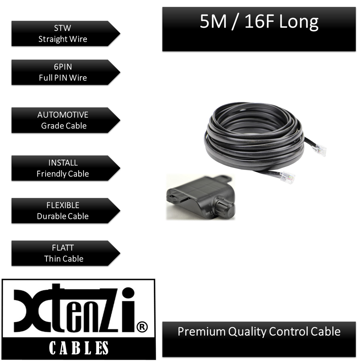 Xtenzi Replacement Wire Bass Boost Remote Knob for Kicker IX ZX DX ZXM Amplifier