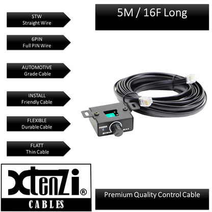 Xtenzi Replacement Wire Bass Boost Remote KnobXTBR16 for Hertz HRC HCP Amplifier