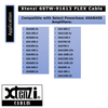 Xtenzi 6Pin Remote Bass Knob 15 FT Flex Cable for Powerbass ASABASS Amplifier