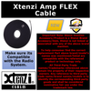 Xtenzi 4Pin Remote Bass Knob 25FT-REW Flex Cable For Pioneer Amplifier