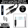 Xtenzi 3Pin 5FT Jack Bass Knob Cable for SKAR Audio RP and Marine Series