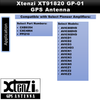 Xtenzi GPS Antenna XT91820 for PioneerAVIC80DVD D1 D2 D3 N1 N2 N3 N4 N5 Z1 Z2 Z3