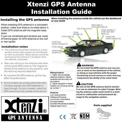 Xtenzi GPS Active Antenna XT91827 for Boss BV9386NV BV9384NV BV960NV BVNV9384RC - image 10