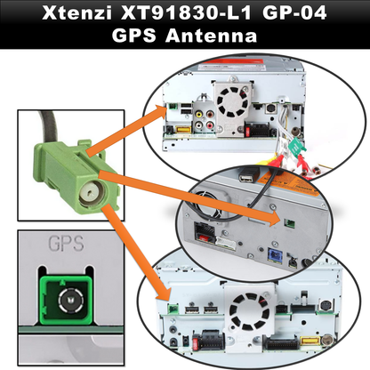 Xtenzi GPS Antenna XT91830-L2 for Pioneer AHW4400NEX AVIC8201NEX AVICW6600NEX - image 6