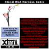 Xtenzi AV RCA Harness Cord XT91920A for Pioneer DMH160BT DMH1700NEX DMH1770NEX DMHW2700NEX DMHW2770NEX