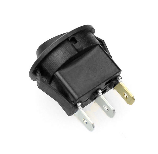 Xtenzi 12V 16A LED Round Illuminated Car Power Rocker Switch (Red)