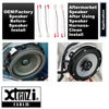 Xtenzi 2 Pair Car Audio Speaker Harness Set for Mazda, Nissan, VM Vehicles
