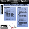 Xtenzi 2 Pair Car Audio Speaker Harness Set for Mazda, Nissan, VM Vehicles