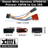 Xtenzi 16Pin ISO Car Radio Power Wire Harness for Pioneer DEH1500UB DEH4500BT