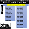 Xtenzi 16Pin ISO Car Radio Power Wire Harness for Pioneer AVICZ910DAB AVIC710DAB