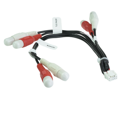 Xtenzi XT91924 10Pin RCA Harness Cord For Alpine ILXF509, ILX507 Front/Rear/Sub-W