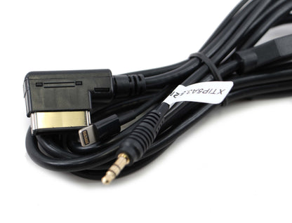 Xtenzi AMI/MDI 3.5mm AUX Cable Adapter with 8Pin iPhone connector for Audi /VW v2