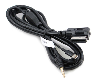 Xtenzi AMI/MDI 3.5mm AUX Cable Adapter with 8Pin iPhone connector for Audi /VW v2